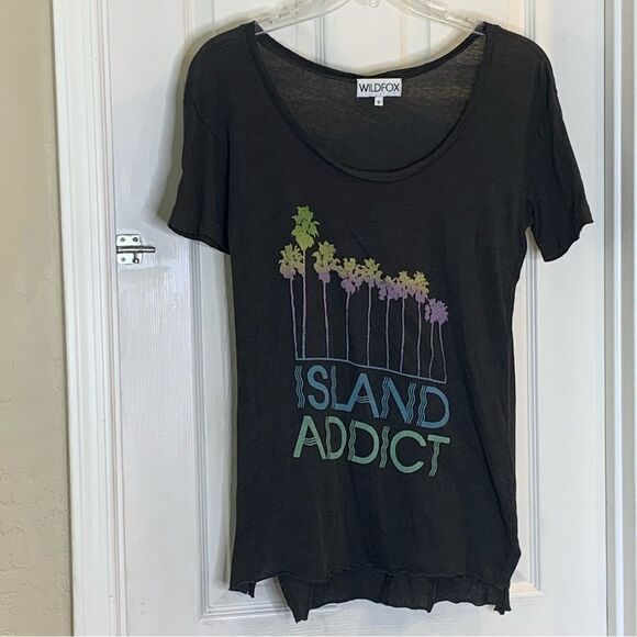 Wildfox Island Addict oversized tee Size Small - Picture 4 of 11
